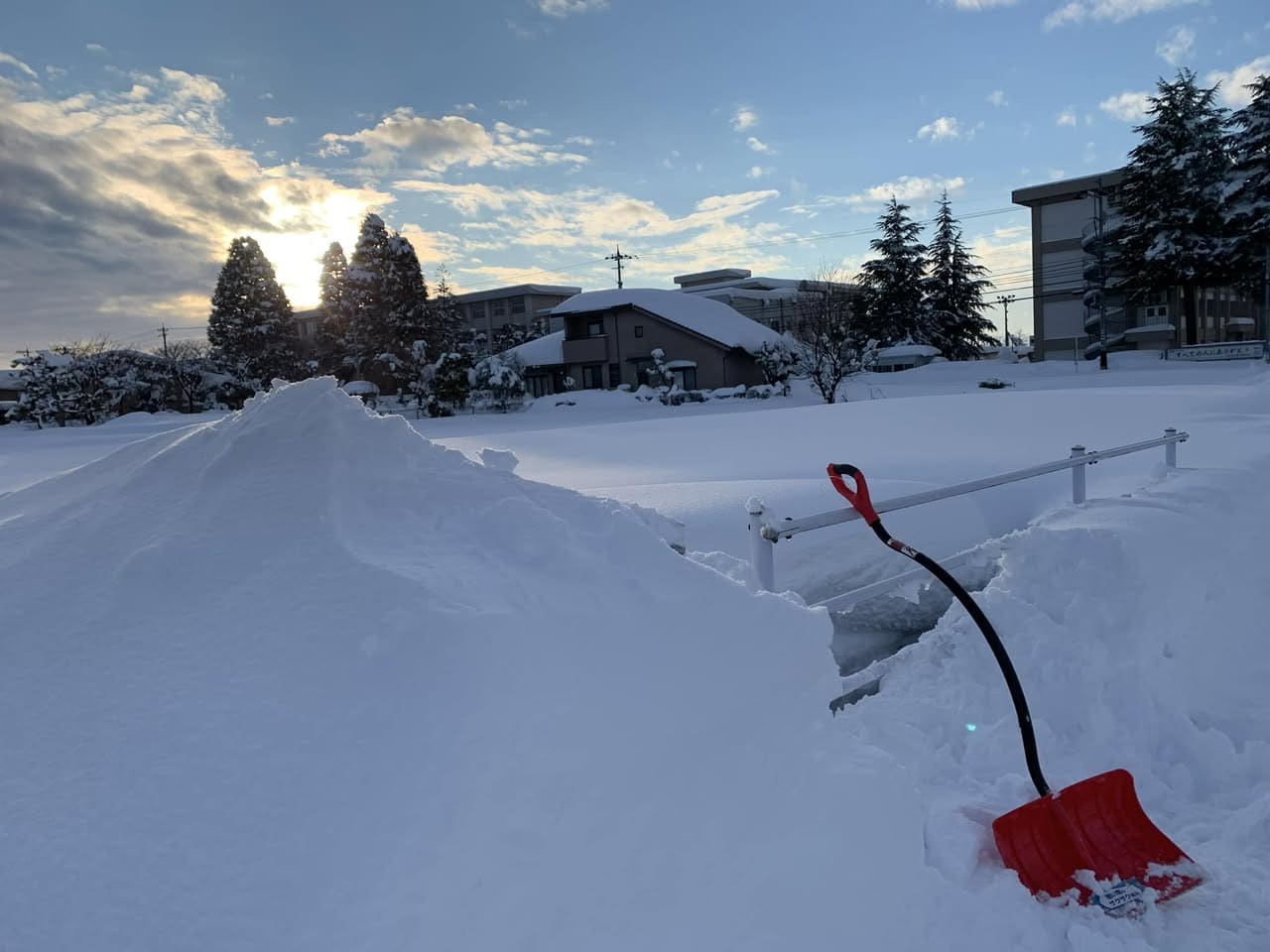 豪雪地帯で経験した日の画像