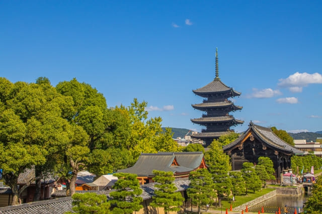 京都の東寺・五重塔